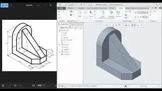 Creo Modelling  Exercises Tutorial-9 for Beginners |Creo Parametric Tutorial|