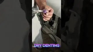 dry dentin ] Pintless denting 👀😲
