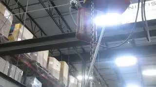 Overhead Shop Crane - Approx 34' X 24' area w/ (2) 1 Ton 18' Single Girder Underslung Bridges & More