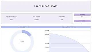 Debt Tracker Spreadsheet Template | Excel & Google Sheets (Rainbow Theme)