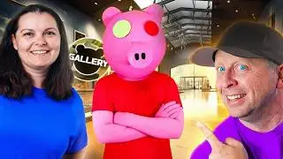 Roblox PIGGY в реальной жизни Глава 3 ГАЛЕРЕЯ (Семейка больших пальцев вверх)