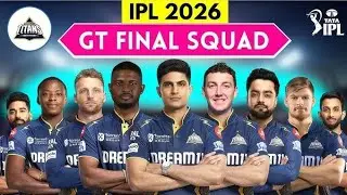 GUJRAT TITANS ALL NEW SQUAD 2026  ! IPL GT TEAM 2026  ! IPL GT FINAL TEAM 2026  ! 