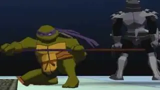 TMNT Teenage Mutant Ninja Turtles 2003 Донателло против Шреддера