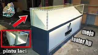 CARA membuat MEJA KONTER HP || DIY meja konter hp!!!