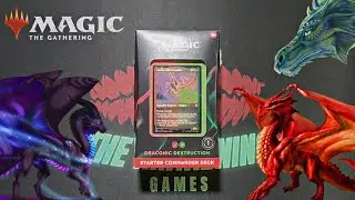 #MTG Draconic Destruction Starter Commnander Deck Opening