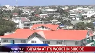 GUYANA AT ITS WORST IN SUICIDE