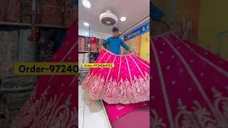 Lehenga wholesale market in Surat | Designer lehenga collection | #explore #lehenga #lahengacholi |