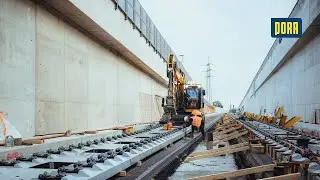 Stuttgart 21: Einsatz von Slab Track Austria auf einer Asphalttragschicht #stuttgart21 #slabtrack