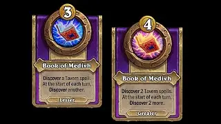 Book of Medivh x 2 #hearthstonebattlegrounds