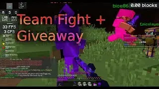Faction Fight With No Pots | $100 giveaway | Minecraft HCF