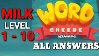 Word Cheese MILK 1 - 10 ANSWERS