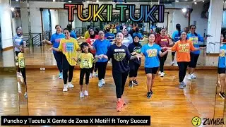 Tuki Tuki | Puncho y Tucutu X Gente de Zona X Motiff ft Tony Succar | Zumba Zin Riva | Dance Fitness