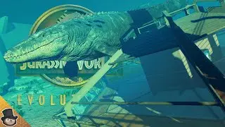 ГАЛЕРЕЯ ЛАГУНЫ И КУПОЛА! Сочетание двух миров в моде Jurassic World Evolution 2