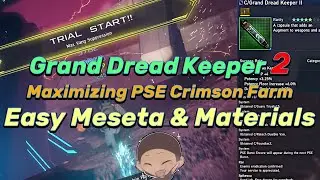 PSO2 NGS | Grand Dread Keeper 2 Guide & MAXIMIZING PSE Farms In New Crimson Realm Rank 5-6 Sectors