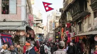 WALKING THE STREETS OF KATHMANDU, NEPAL (4K)