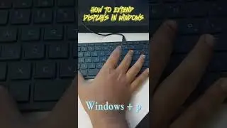 How to Extend Displays in windows #wisdomtechnical #tech #laptop #pc #windows #shorts