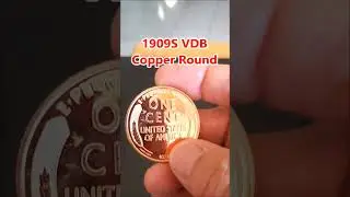 STUNNING 1909S VDB 1 Ounce Copper Round! Rare Coin Diggin' Florida w/ Rob! #short