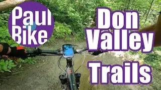 Riding the Don Trails in Toronto