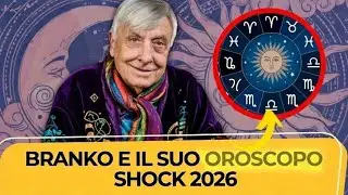 OROSCOPO SHOCK BRANKO 2026, RESTERAI SENZA PAROLE #oroscopo2026 