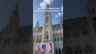 This City Feels Like a Dream | Vienna, Austria 🇦🇹 #shorts #video #travel