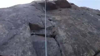 Climbing The Flake at Otter Cliff in Acadia National Park Maine