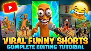 Viral funny shorts complete editing tutorial 😂🤯 