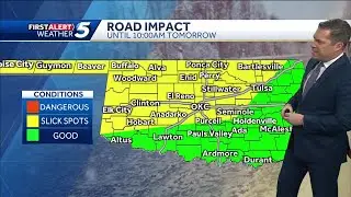 Winter weather road impacts for Thursday February 13 2025