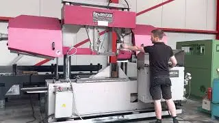 Behringer HBP 530 bandsaw cutting sawing machine bandzaag bandsaege MACH4METAL 6424