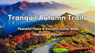 Tranquil Autumn Trails | Peaceful Piano & Acoustic Guitar BGM Inspired by Nature
