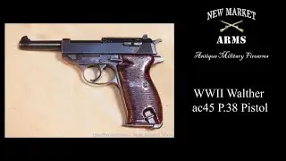 The WWII Walther ac45 P.38 Pistol