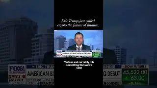 Eric Trump: Crypto Is Rewriting the Rules of Finance| From FinScape