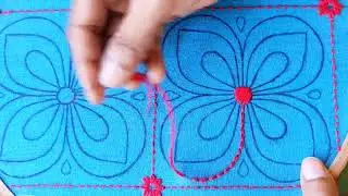 Beautiful nakshi kantha design hand embroidery tutorial step by step very nicely 
