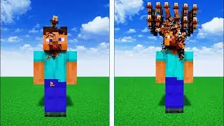 1 to 100 Villagers vs Huge Steve from Minecraft