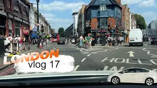 London travel vlog, driving in London, Notting Hill Gate, Paddington London