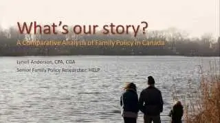 International Family Policy Comparisions: Why Canada lags behind