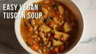 Cozy Creamy Vegan Tuscan Soup for a Comforting Dinner