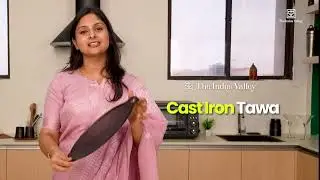 Perfect Rotis & Dosas! 🌮 CASTrong Cast Iron Tawa | Pre-Seasoned | 100% Pure | Free ₹110 Spatula