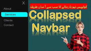 Sticky navbar with html css and js |CodeWithSahir