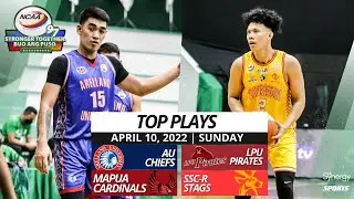 Top Plays | AU vs Mapua & LPU vs SSC-R | NCAA Season 97 | April 10, 2022