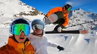 SYKESTE SKI DAGEN STUBAI - Pr&oslash;ver nye triks.. (STORE HOPP) !! VLOG 6