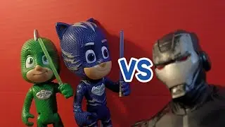 PJ Masks Master Fangs Sword Duel! - PJ Masks Toys Videos in English