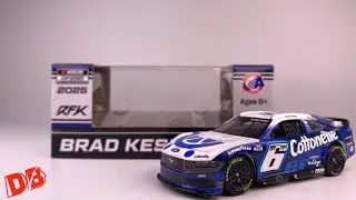 Обзор литой модели NASCAR 2025 года от Брэда Кеселовски Kroger Cottonelle Ford Mustang 1/64