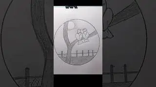 Easy Bird Pencil Drawing ✏️🕊️#shorts