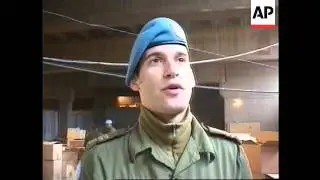 Bosnia - Canadian UN Forces Withdrawal Preparation