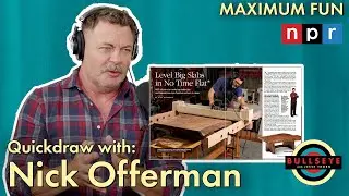 Quick questions on Quickdraw with Nick Offerman - Bullseye with Jesse Thorn