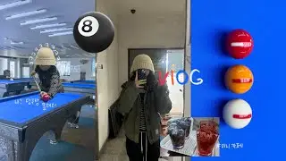 일상 VLOG | (귀찮은)당구장 알바🎱 • 가족같은 알바생 • 감귤국은 귤이 넘쳐🍊 • 일상 브이로그