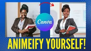 &laquo;Анимируйте&raquo; себя в Canva! Превращайте фотографии в шедевры аниме!