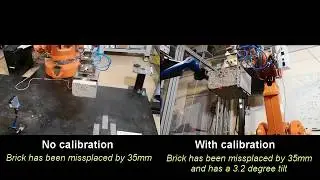 Comparison: Pick and Place with and without calibration of workobject