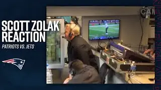 Zolak&rsquo;s Reaction in the Booth During Marcus Jones&rsquo;s Game-Winning Punt Return | Jets vs. Patriots