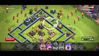Clash Of Clans 😎// Hog Mountain Challange  // With just heros🔥🔥🤘😎 . Supercell challange
